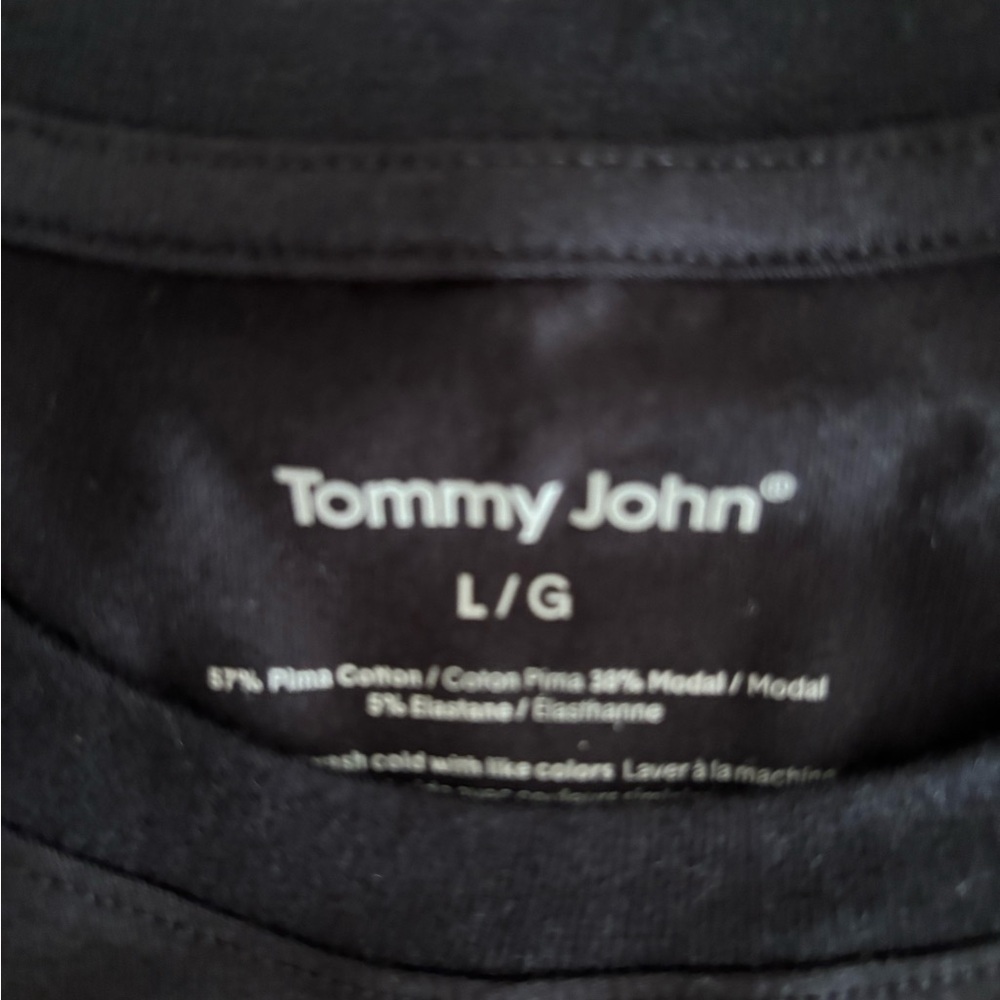 Tommy John Black Short Sleeve Tee - Picture 2 of 3